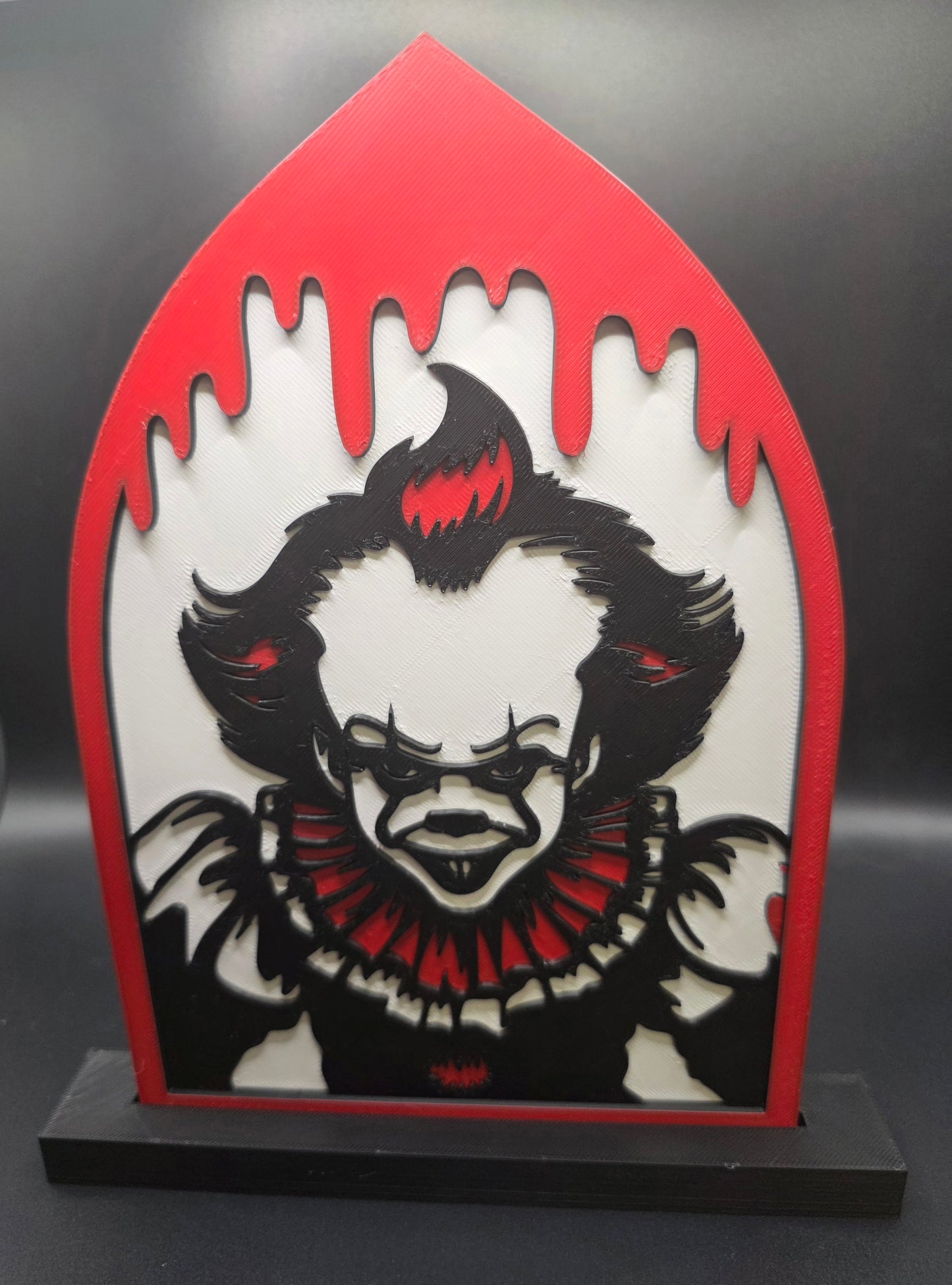 Pennywise-Inspired Horror Display – 3D Printed Art