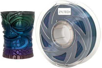 2024 Rainbow Silk Series PLA 3D Printer Filament 1.75mm 1 kg 2.2 lbs