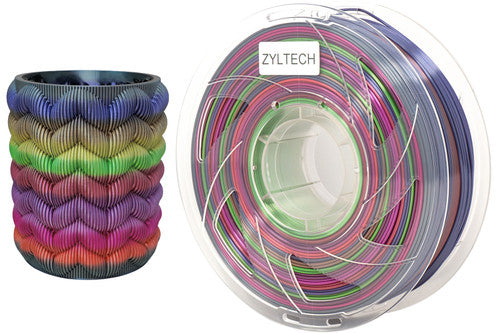 2024 Rainbow Silk Series PLA 3D Printer Filament 1.75mm 1 kg 2.2 lbs