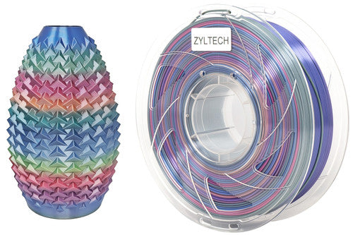 2024 Rainbow Silk Series PLA 3D Printer Filament 1.75mm 1 kg 2.2 lbs